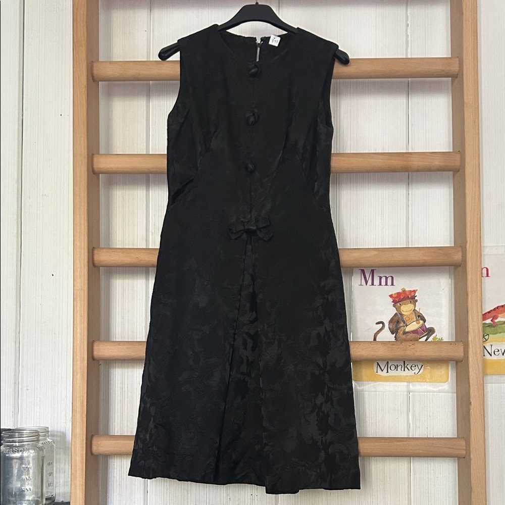 Vintage 1960’s Silk Brocade Mini Dress